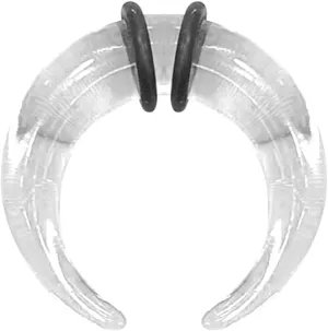 1-2PCS Acrylic Pincher Tapers Septum Rings 00G 0G 1G 2G 4G 6G 8G 10G 12G 14G Buffalo Horseshoe Stretcher Expander Gauges Ear Nose Piercing Taper Kit