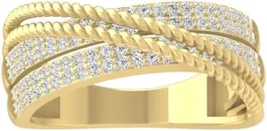 1/2 Carat Round Lab-Grown Diamond Band Ring | 14K Yellow or White Gold Wedding Anniversary Band Ring for Women | D-E Color and VS Clarity