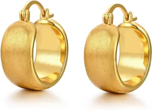 14K Gold Plated Earrings for Women Girls Dainty Pendant Earrings with 925 Sterling Silver Post Jewelry Gifts