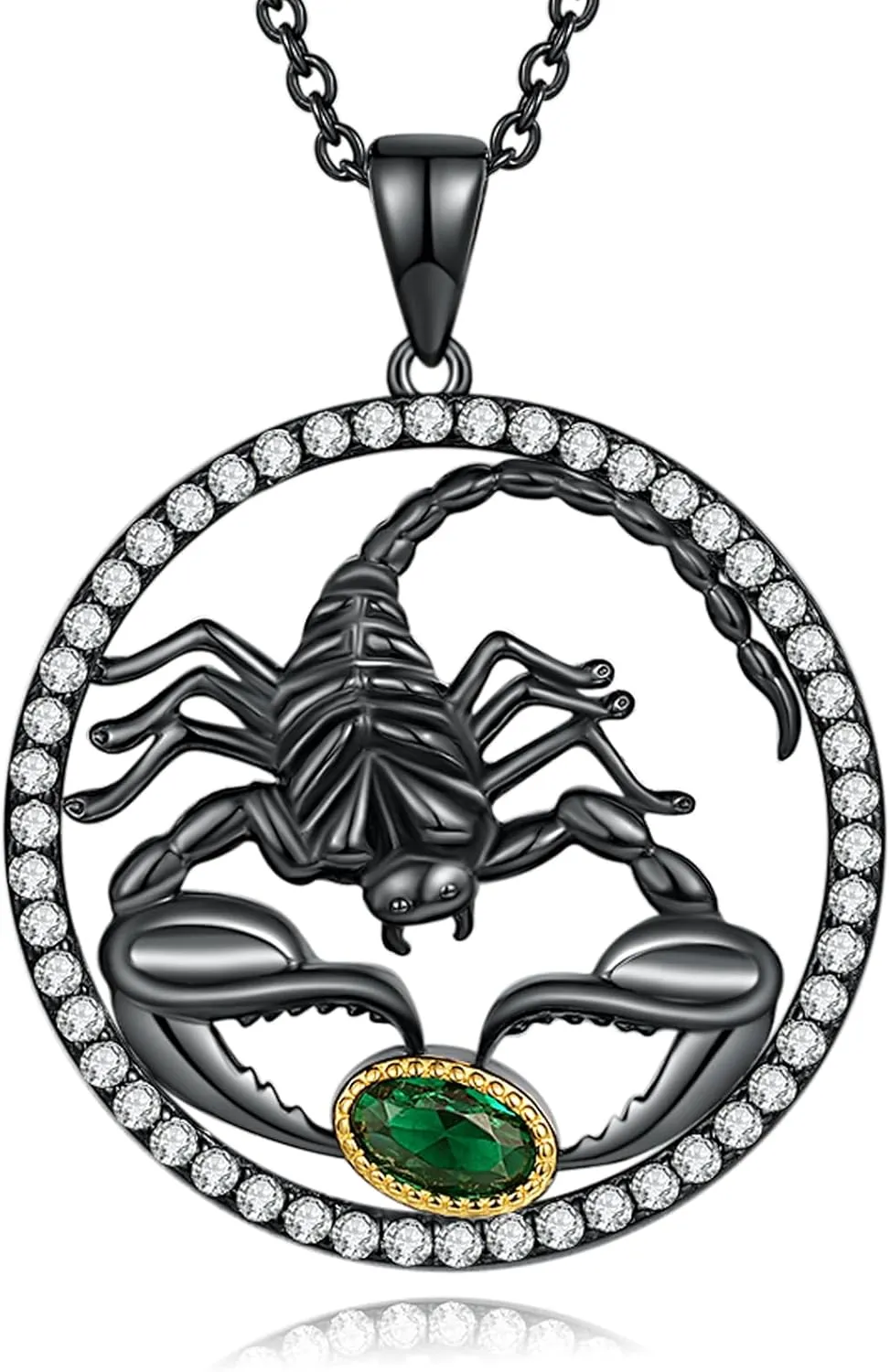 18k Gold Plated Sterling Silver Zodiac Necklace and Pendant - Silver and Gold Necklace for Women and Men, Birthday Gifts