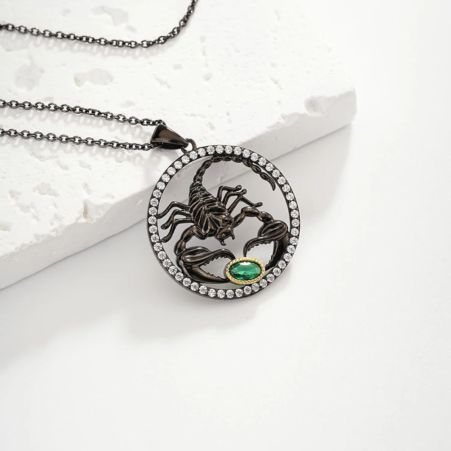 18k Gold Plated Sterling Silver Zodiac Necklace and Pendant - Silver and Gold Necklace for Women and Men, Birthday Gifts