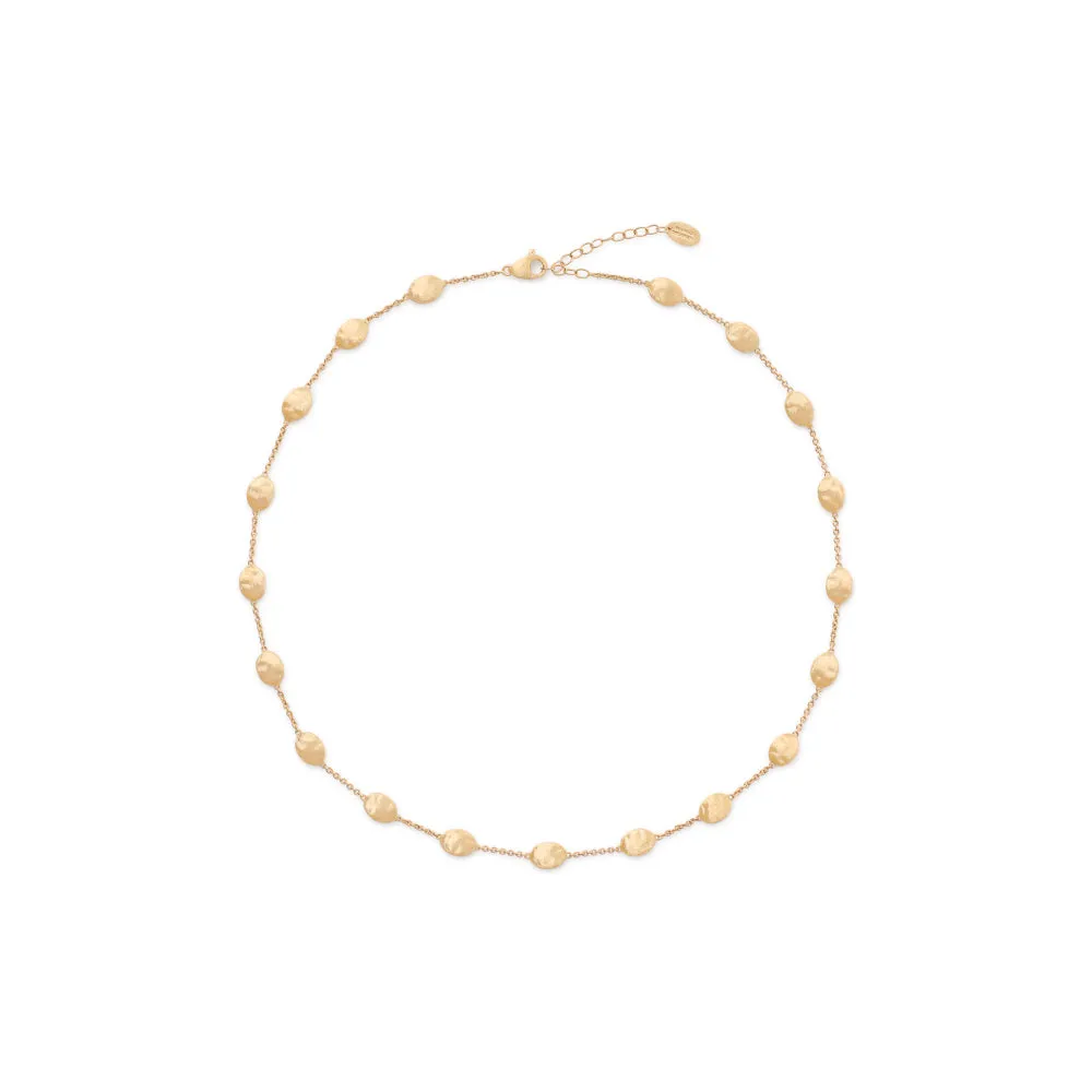 18K Gold Siviglia Medium Adjustable Station Necklace