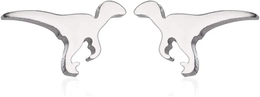 3 Pairs Tiny Dinosaur Stud Earrings for Women Minimalist Animal Cute Dragon Statement Earring Funny Cartilage Tragus Piercing Jewelry