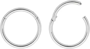 365 SLEEPERS 2PCS 316L Surgical Steel Hypoallergenic 16G Septum Jewelry Hinged Segment Ring Body Piercing Hoop Lip Rings Helix Cartilage Rook Sleeper Earrings 6mm  16mm