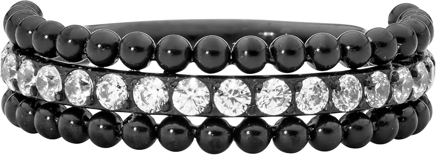 365 Sleepers Titanium Implant Grade 16G Triple Row Gem Septum Jewelry Hinged Segment Ring Body Piercing Hoop Lip Rings Helix Cartilage Rook Sleeper Earrings 8mm  10mm
