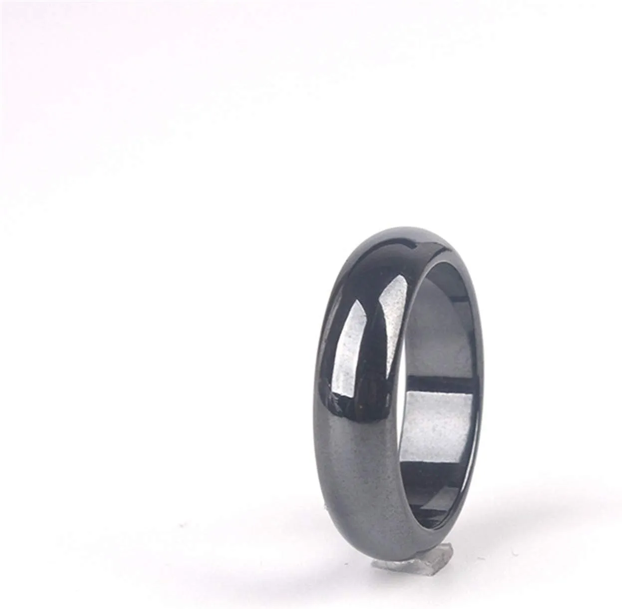 3Pcs Black Hematite Stone Ring Absorb Negative Energy Anxiety Balance Chakra Ring for Women Men Lover Friend Friendship Unisex Jewelry Gift