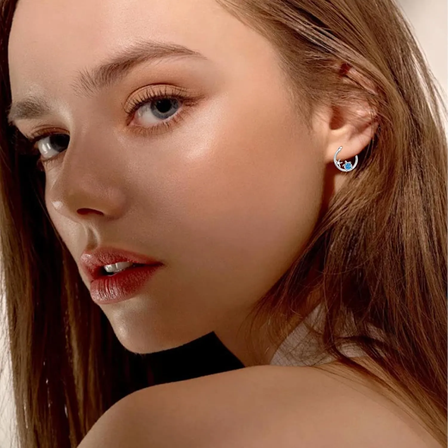 925 Sterling Silver Hoop Earrings for Women,SILIKEPA Hypoallergenic Bunny Fox Elephant Panda Koala Dog Paw Print Dinosaur Animal Huggie Hoop Earring