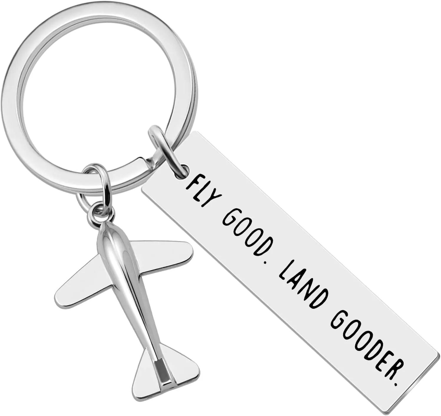 Airplane Keychain Pilot Gifts for Men Women Cool Gifts for Pilots Flight Attendant and Aviation Lover Unique Airplane Accessories Cool Stuff
