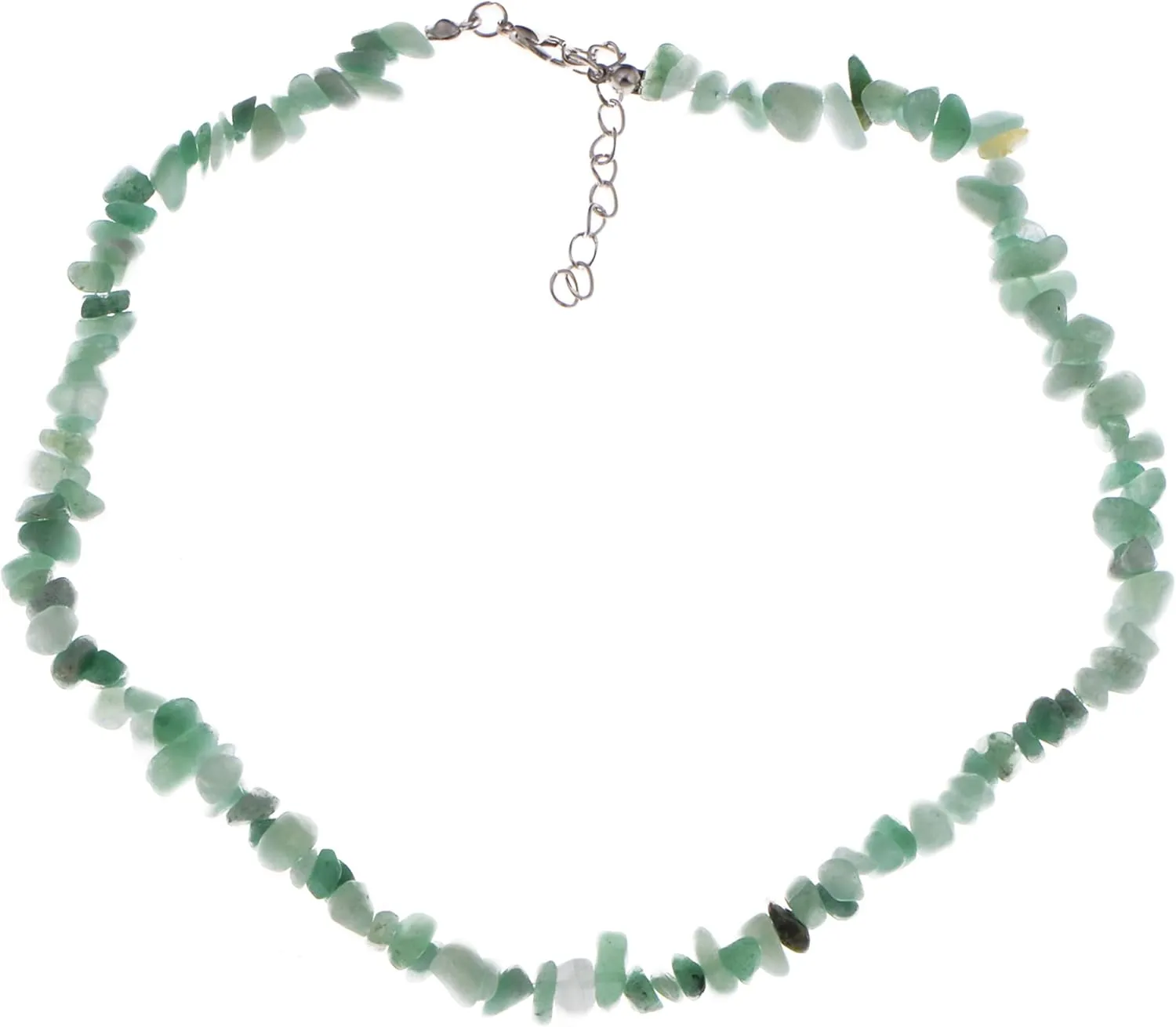 Alilang Natural Stone Irregular Gemstone Beaded Choker Necklace for Women Bohemian Crystal Jewelry