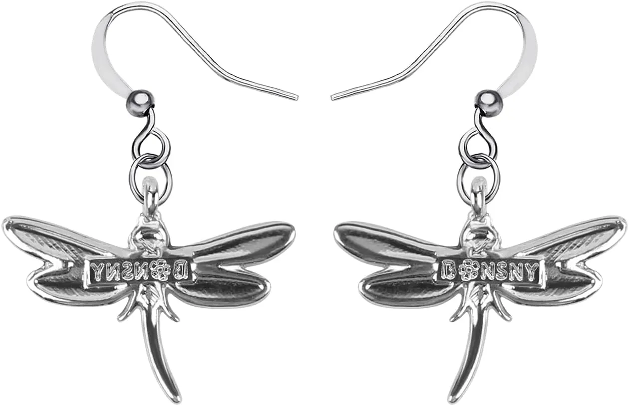 Alloy Cute Dragonfly Earrings Dangle Dragonfly Gifts for Women Fashion Summer Jewelry Enamel Charms