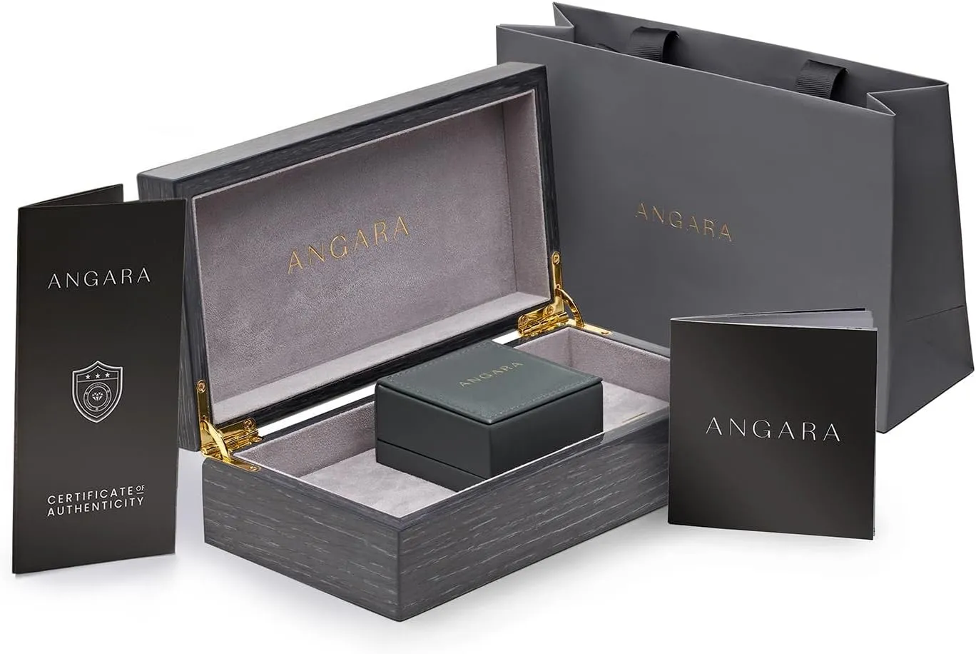 Angara Round Lab Grown Emerald Unique Halo Engagement Ring with Accents in 14K Solid Gold/Platinum | Birthday, Anniversary, Wedding Jewelry Gift for Women