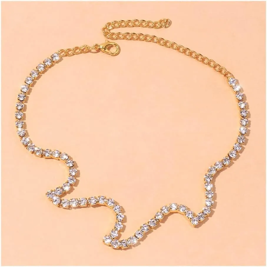 Anklet Fashion Anklet Bracelet for Women Summer Beach Anklet Leg Chain Jewelry Anklet for Women (Metal Color : Gold-Color)