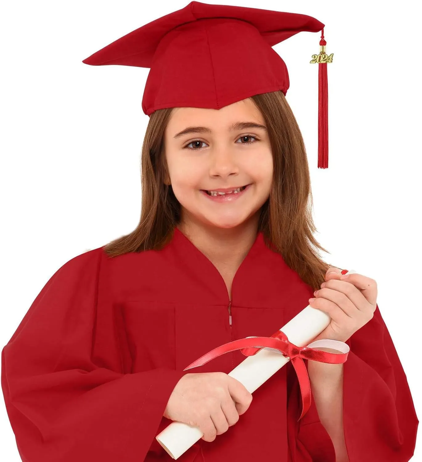 appy raduates Party Kindergarten Preschool Graduation Gown Cap Set with 2025 Tassel Stole Rings for Toddler Kids