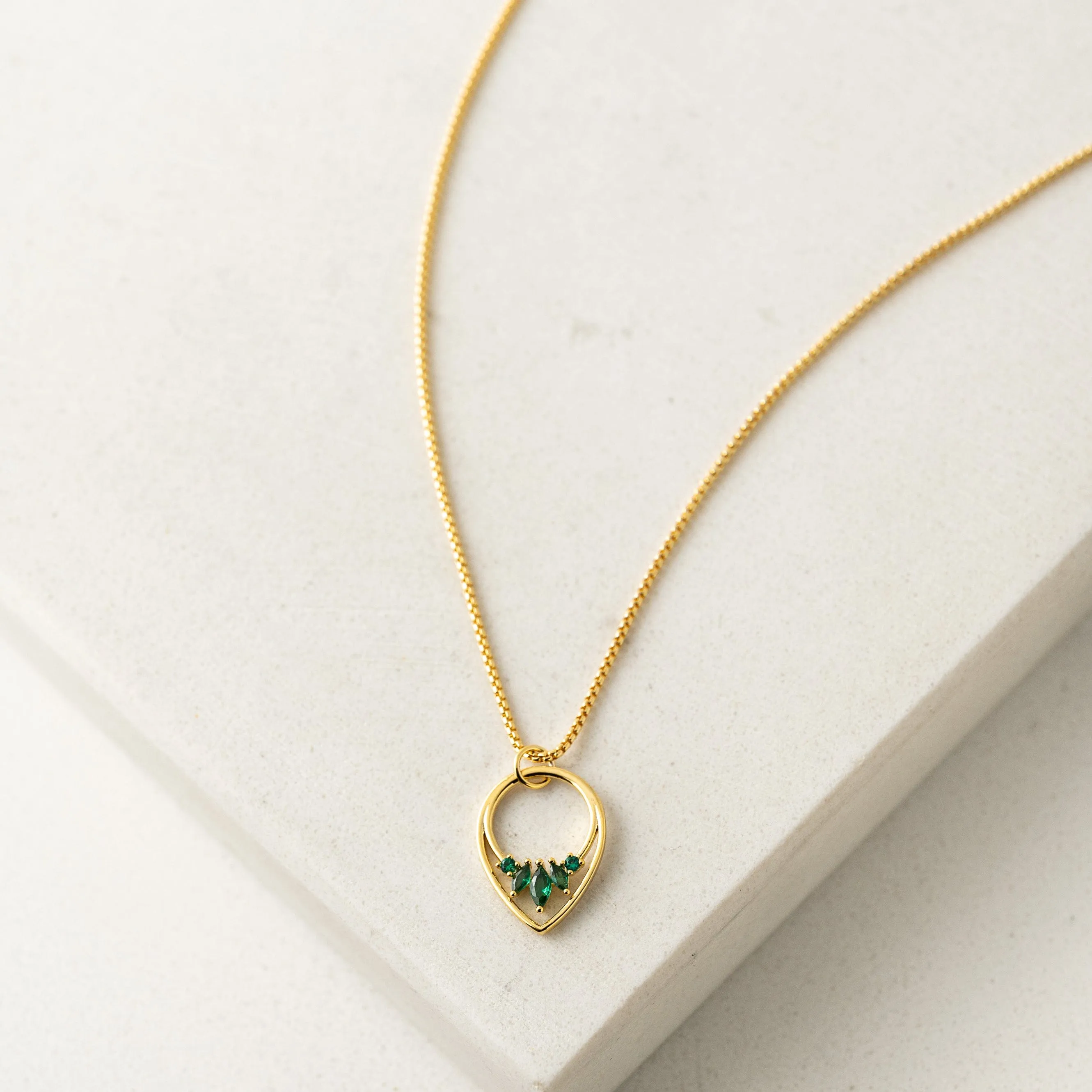 Aria Emerald Necklace