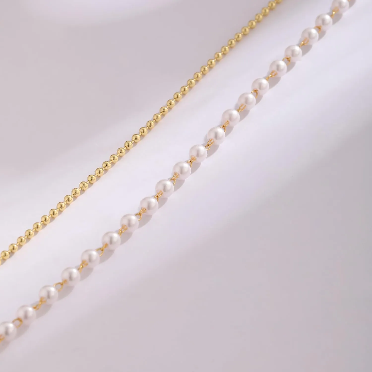 ASCOMY Anklets for Women 14K Gold/Silver Ankle Bracelets Dainty Cute Star Cubic Zirconia Devil's Eye Infinity Charm Pearl Satellite Sparkling Chain Summer Beach Foot Bracelet Jewelry Gifts for Her