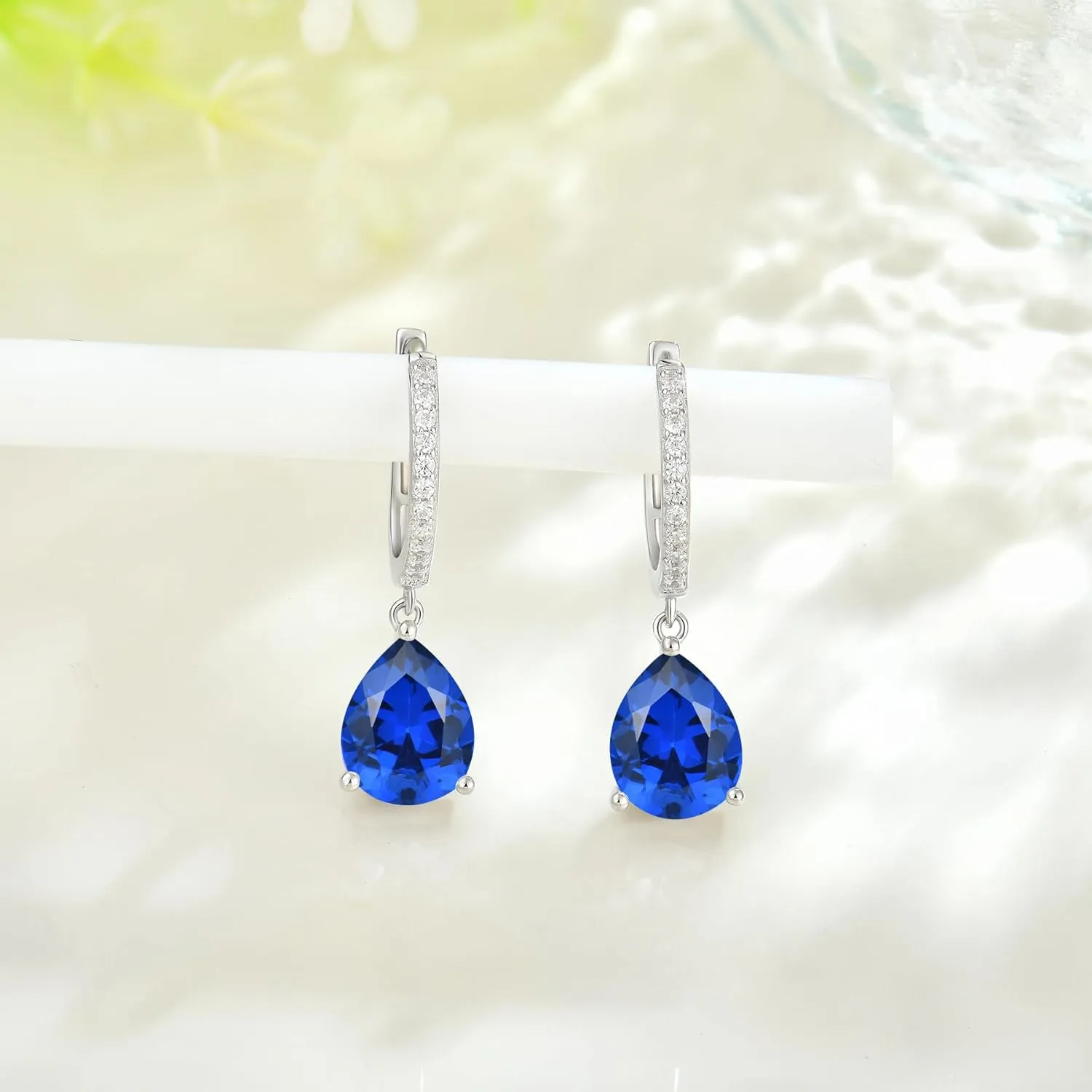 Birthstone Huggie Hoop Earrings 925 Sterling Silver Hoop Earrings for Women Jewelry for Women Mother Her