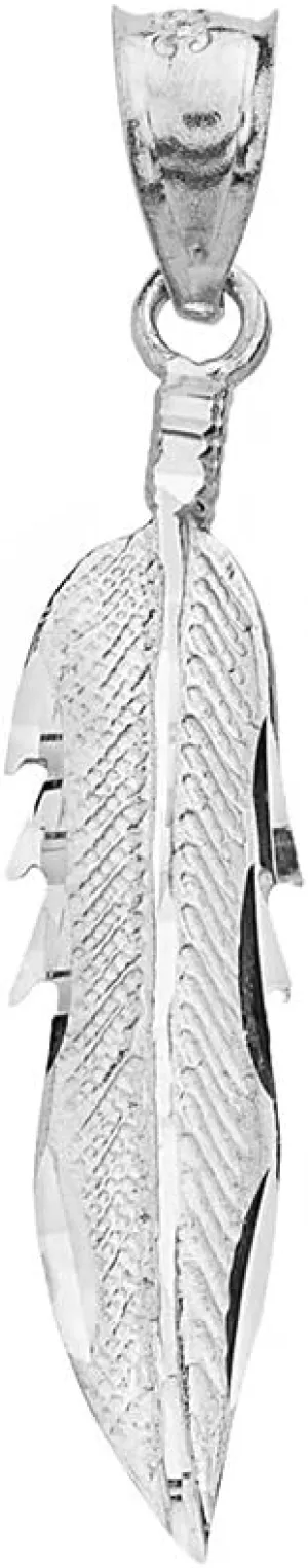 Bohemia Leaf Feather Pendant Necklace