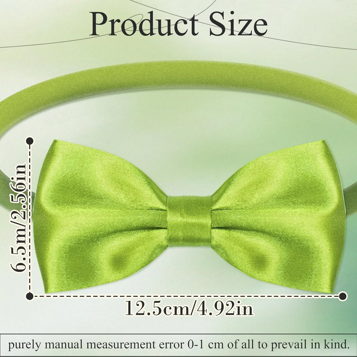 Bow ties for Men,Black Bowtie Men Pocket Square Cufflinks Set for Party Wedding Graduation Party