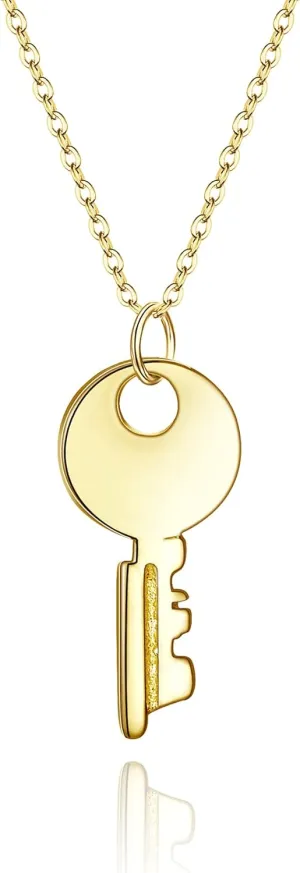 BriLove Gifts for Mom 925 Sterling Silver Unique Personalized Key Pendant Valentines Day Necklace for Women Mothers Day/Valentines Day/Birthday/Christmas/Anniversary