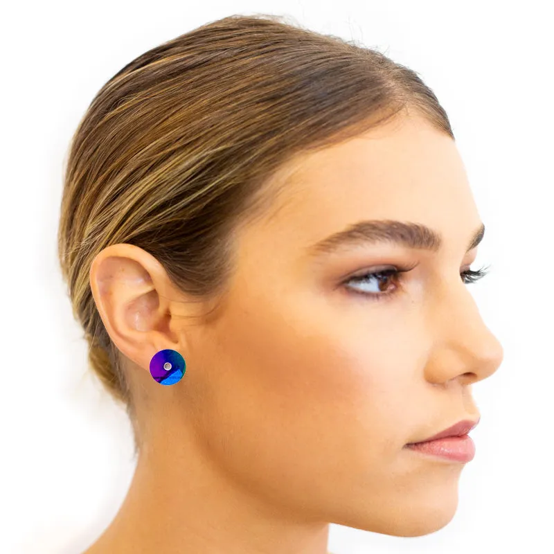 Button Stud Earring