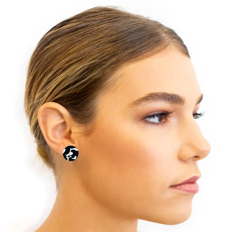 Button Stud Earring