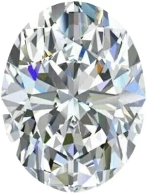 Certified 2.60 CT Oval Cut White Diamond Natural VVS1 D Grade Gemstone