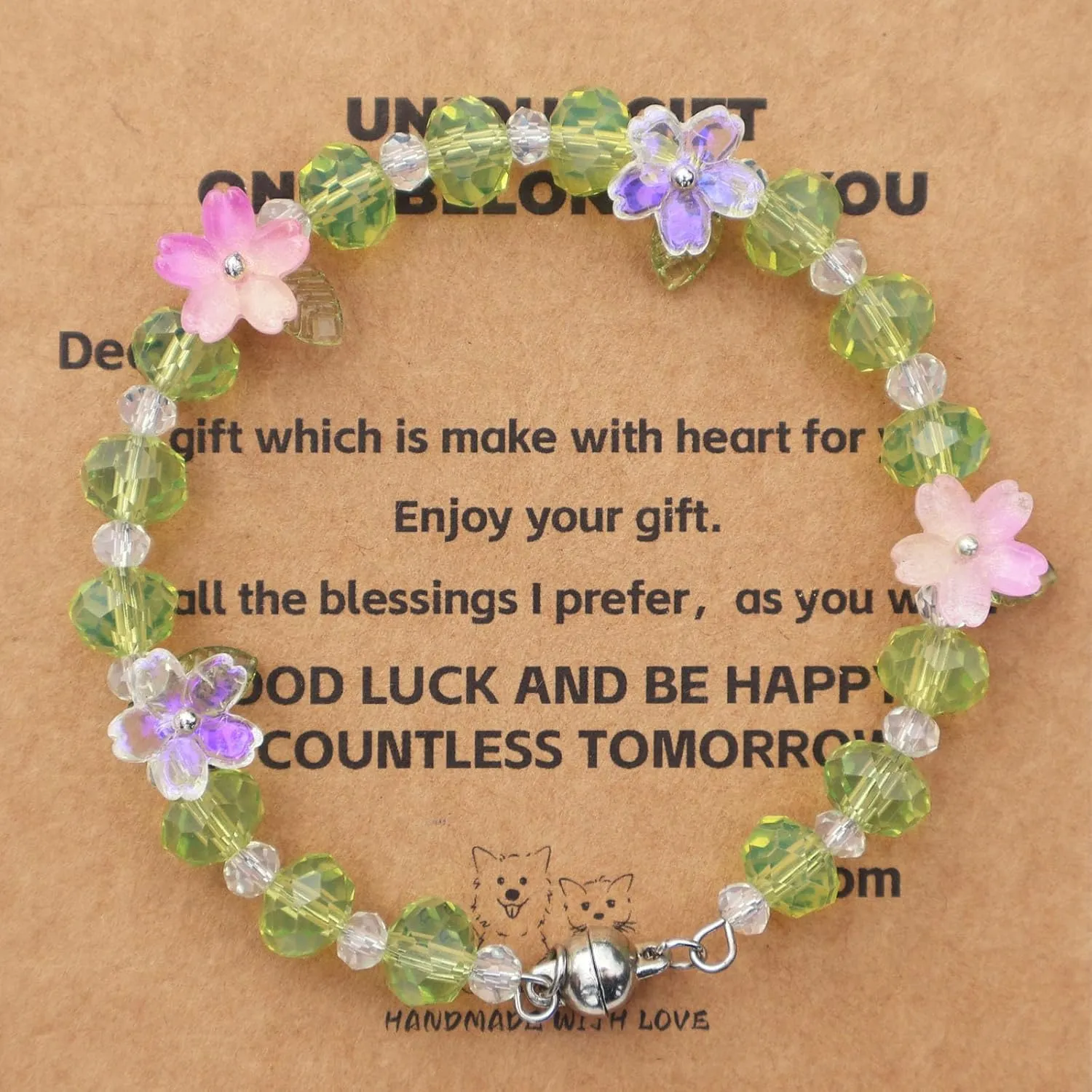 Chakra Bracelet for Women Men, Anxiety Relief & Stress Reduction - Natural Quartz & Liuli Beads Spiritual Energy Bracelet for Yoga, Meditation - Healing Gift for Calming & Positive Energy