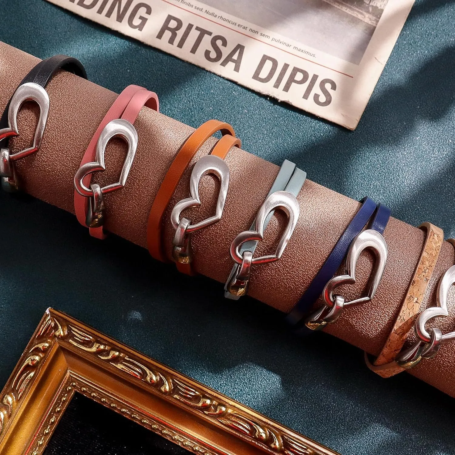 choice of all Leather Bracelets for Women Wrap Bracelets for Women Charm Bracelets Heart Wrap Bracelet Trendy Jewelry Gifts