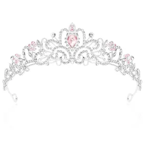 CIEHER Princess Tiara Princess Crown Crystal Crowns for Girls & Kids Crown for Birthday Prom Party Costume, Princess Party Decorations