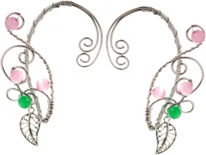 CLISPEED 1 Pair Vintage Ear Cuffs for Women Fairy Earrings Decorative Cuff Wrap Clip Earring Elf Ear