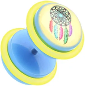 Covet Jewelry Dreamcatcher Acrylic Fake Plug with O-Rings