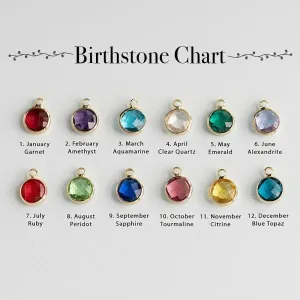 Custom Birthstone Name Necklace for Women  Personalized Jewelry with Any Name or Word, Beautiful Gift for All Occasions