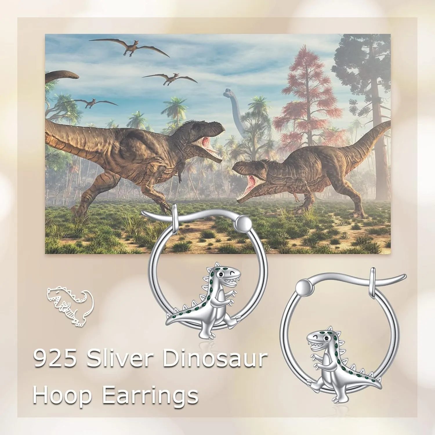 Cute Animal Hoop Earrings 925 Sterling Silver Mermaid / Hamster / Cow /Pig / Highland Cow / Hedgehog / Dinosaur / Bee / French Bulldog / Giraffe / Elephant / Ladybug / Celtic Huggie Hoop Earrings Animal Jewellery Gifts for Women Girls
