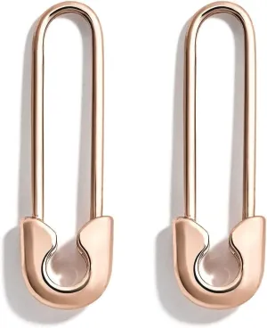 Cute Paper Clip Earrings, Unique Stainless Steel Punk Dangling Earrings for Men, Safety Pin Cartilage Earring For Women, Personalized Fashion Jewelry Gifts