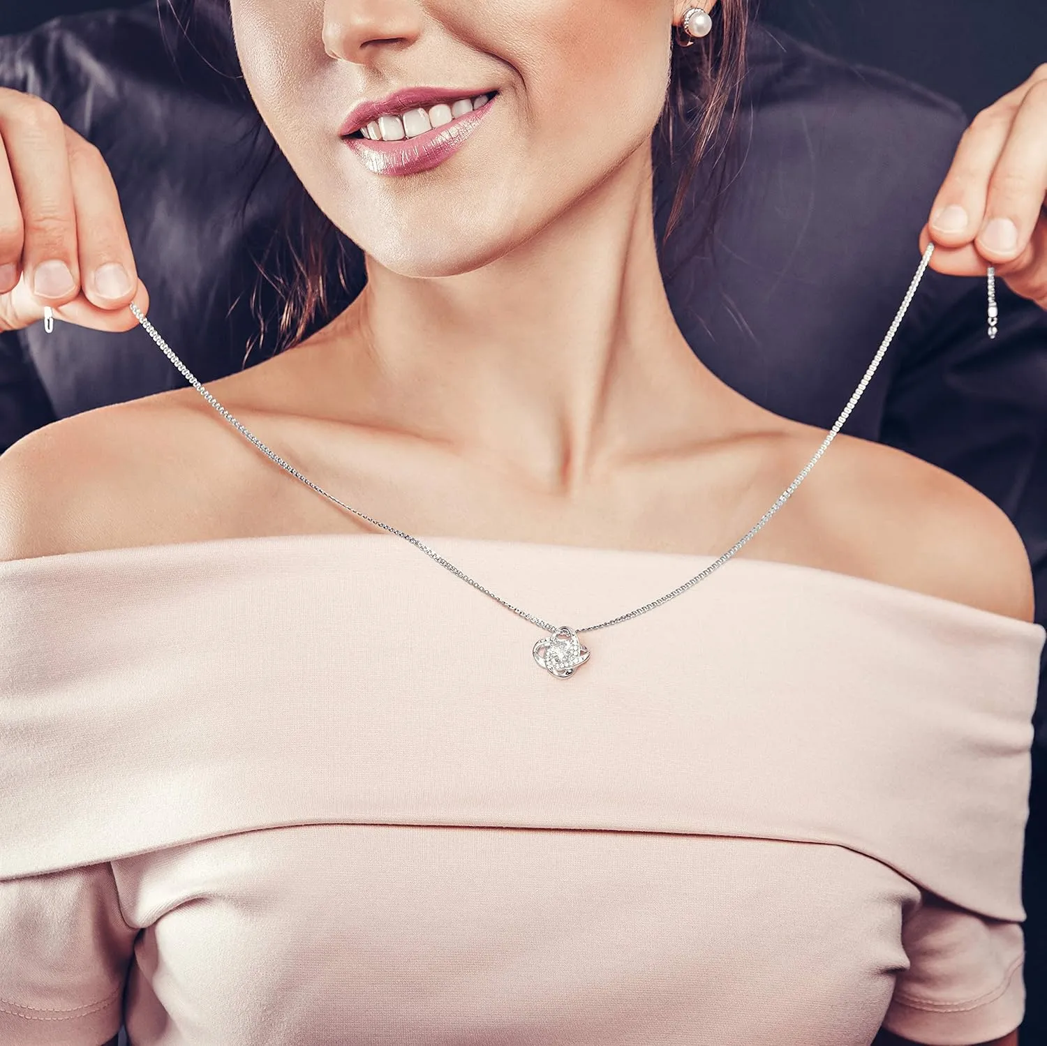 Daughter Gift From Mom Mother Daughter Necklace Birthday Graduation Christmas Jewelry Gifts For My Beautiful Daugther Adult with Message Card and Box