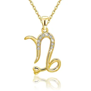 DZALIME Zodiac Necklaces for women,14K Gold Virgo Cancer Leo Pisces Libra Scorpio Taurus Sagittarius,Dainty Personalized Jewelry Astrology Gifts For Women