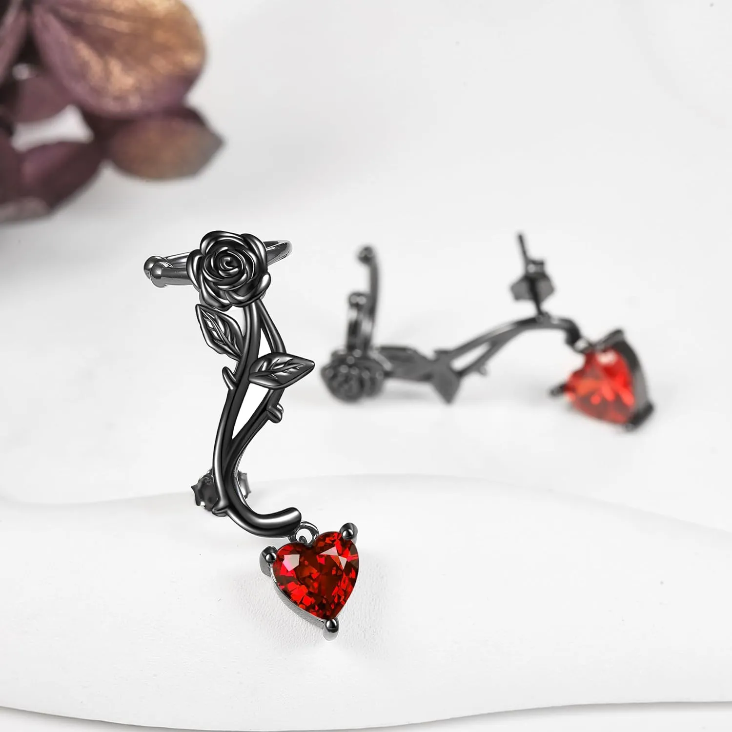 Ear Climbers Earrings for Women Sterling Silver Vintage Ear Crawler Earrings Jewelry Gifts for Women