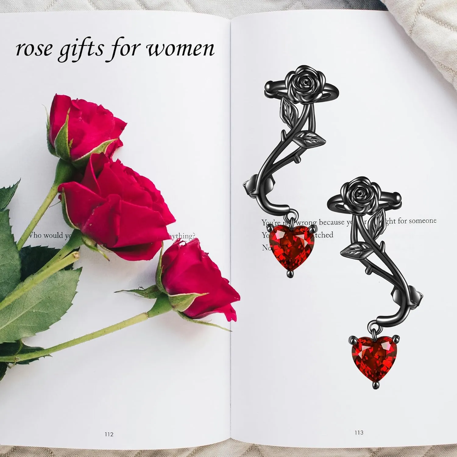 Ear Climbers Earrings for Women Sterling Silver Vintage Ear Crawler Earrings Jewelry Gifts for Women