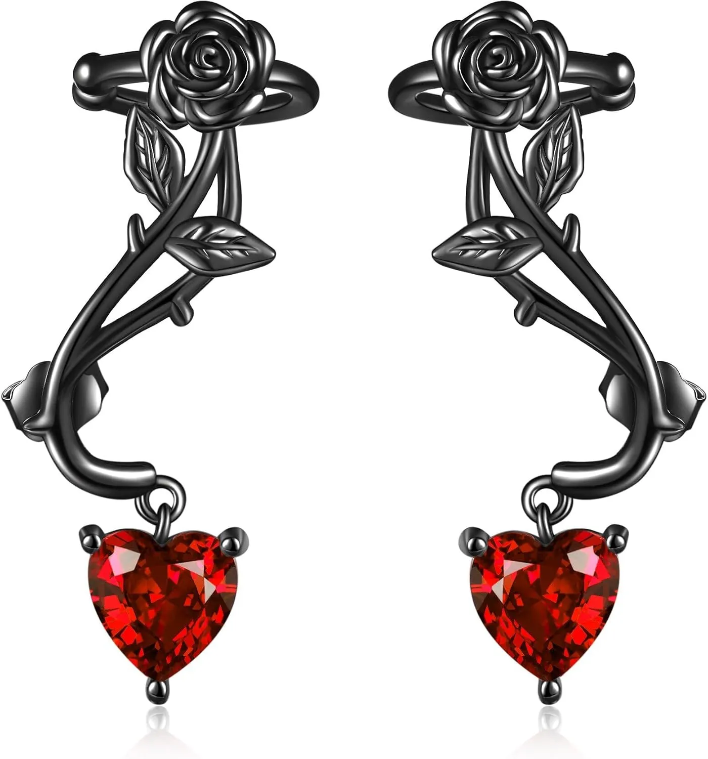 Ear Climbers Earrings for Women Sterling Silver Vintage Ear Crawler Earrings Jewelry Gifts for Women
