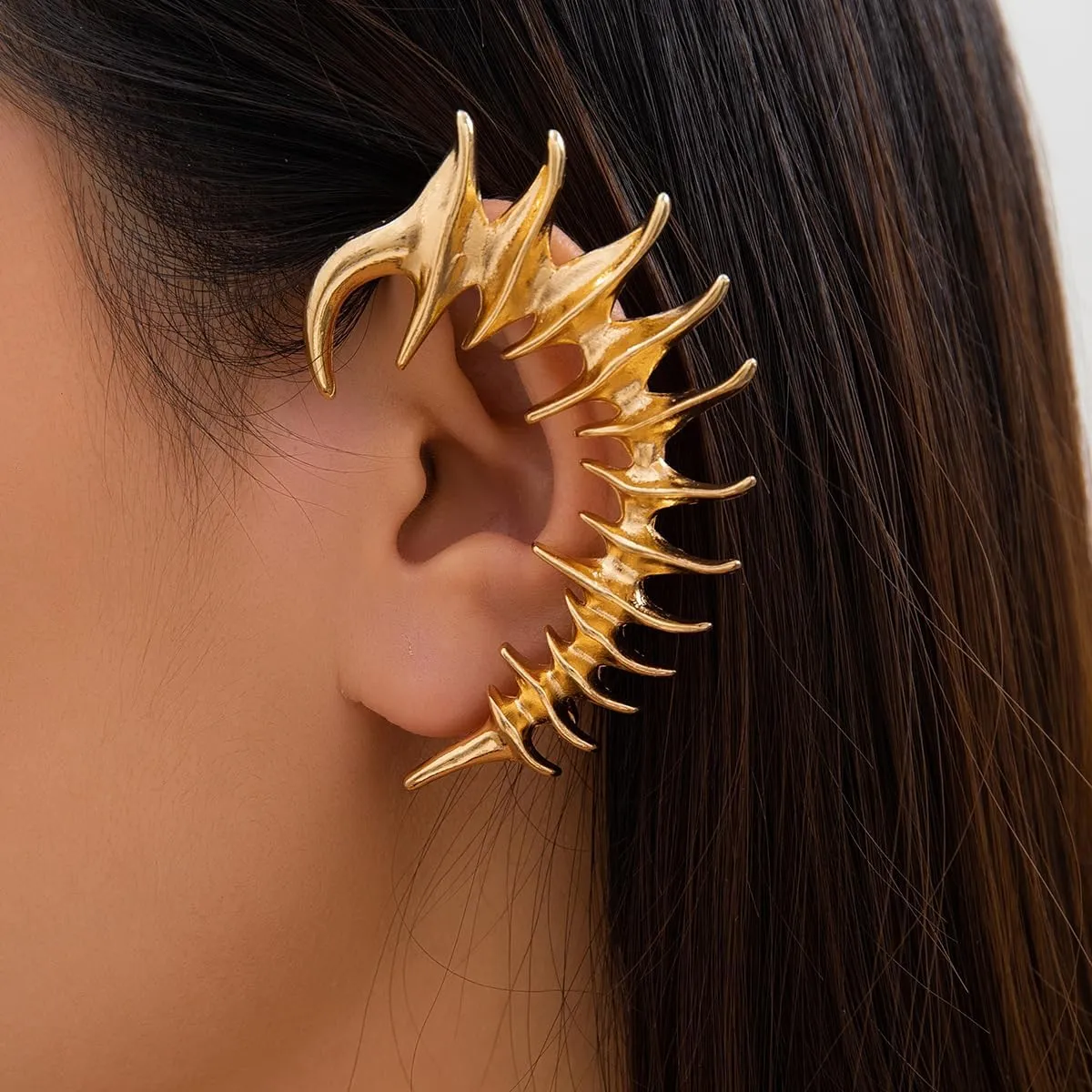 Ear Cuffs for Women, Hook without Pierced Ear Bone Clip Climber Earrings, Butterfly Shaped Ear Clip Wrap Around Earring No Piercing Cuff Earrings for Women