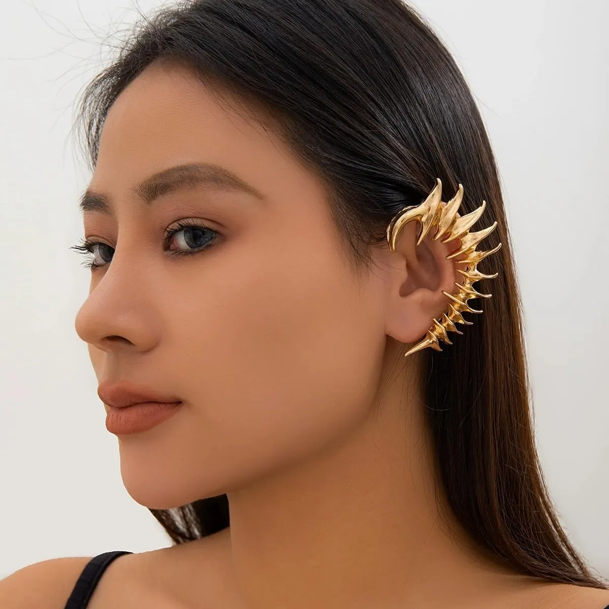Ear Cuffs for Women, Hook without Pierced Ear Bone Clip Climber Earrings, Butterfly Shaped Ear Clip Wrap Around Earring No Piercing Cuff Earrings for Women