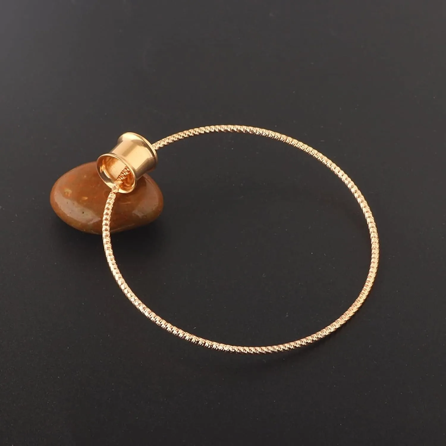 Ear Gauges Earrings, Stainless Steel Gauges for Ears Body Piercing Jewelry Tunnels With Big Hoop Dangle Unique Gifts for Women