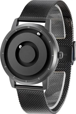 EUTOUR Magnetic Bead Analog Watch - Stainless Steel Strap and Unique Pointer Design, Unisex Magnetic Watches, Super Strong Magnetic Drive Men's Watch