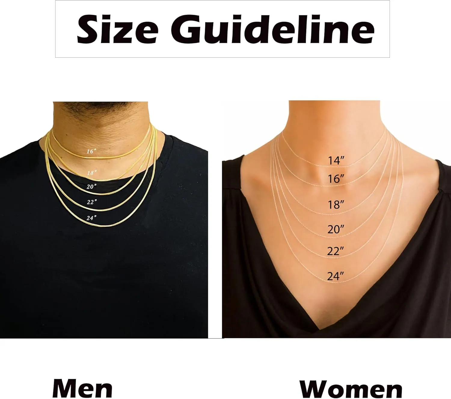 EVER2000 Custom Name Necklace, 18K Gold Plated Nameplate Personalized Jewelry Gift for Women