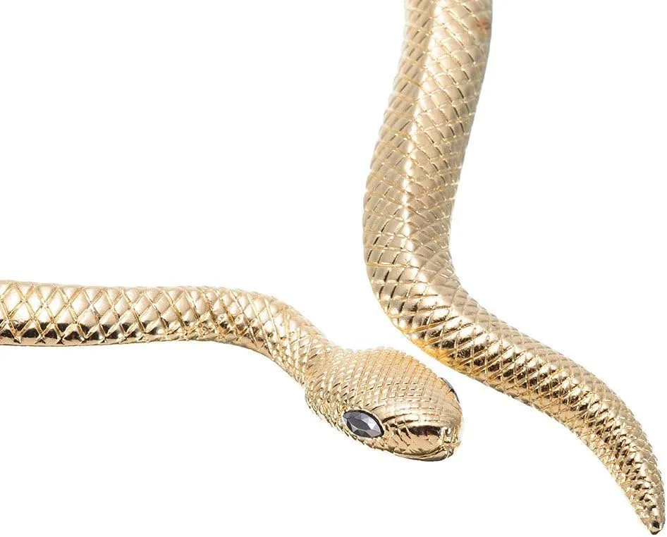 Fashion Silver Gold Rose Gold Adjustable Snake Crocodile Scorpion Chain Choker Collar Statement Bib Necklace Jewelry for Women