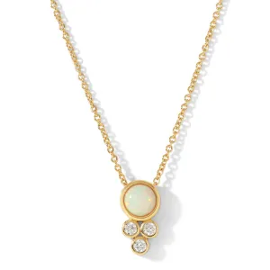 FINAL SALE CAPRI OPAL PENDANT NECKLACE - JOY DRAVECKY