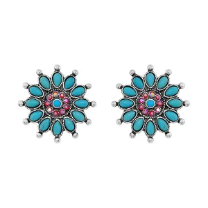 Flossy Turquoise Fashion Earrings