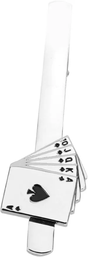 FRCOLOR Men's Tie Clip Metal Necktie Bar Unique Design for Fashion Statement for Male Friends Family