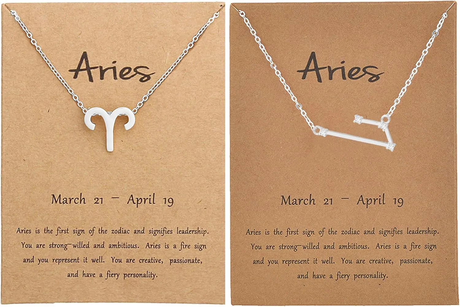 Frodete Zodiac Necklace for Women 12 Constellation Pendant Necklaces Silver Zodiac Sign Necklace for Men