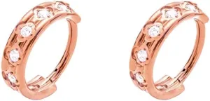 G23 Pure Titanium Huggie Hoop Earrings,12mm Hypoallergenic for Sensitive Ears Pave Cubic Zirconia
